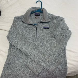 PATAGONIA WOMENS BETTER SWEATER 1/4 ZIP SIZE LARGE